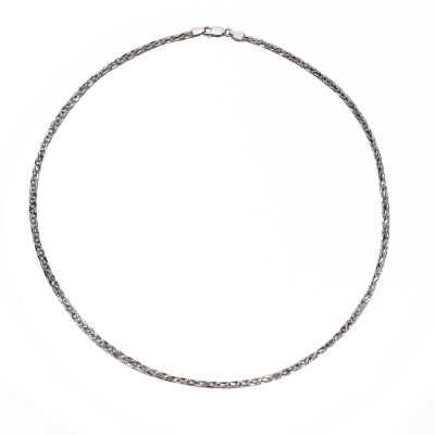 9ct White Gold 18'' Sparkle Bead Necklace