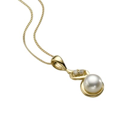 9ct Gold Cultured Freshwater Pearl Necklace - Product number 4664302