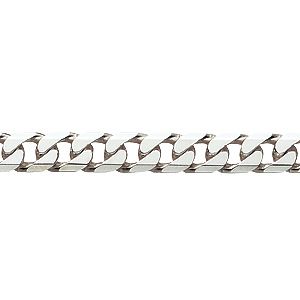 Men's Silver Curb Bracelet