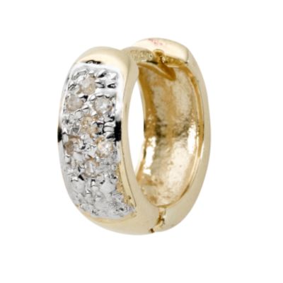 Men's 9ct gold diamond stud earring - Product number 4671333