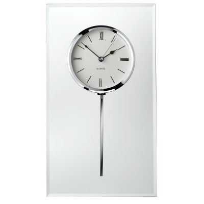 Unbranded Glass Pendulum Wall Clock
