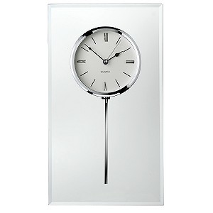 Glass Pendulum Wall Clock