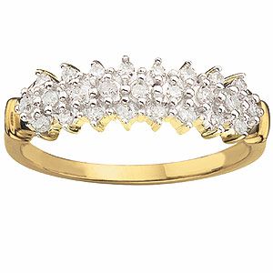 9ct Gold 1/4 Carat Diamond Eternity Ring