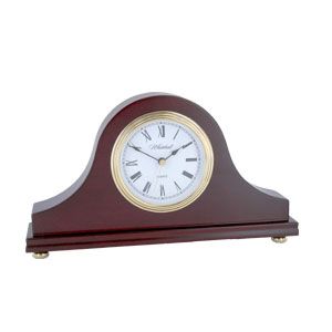Wooden Napoleon Mantle Clock
