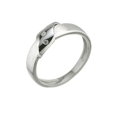 9ct white gold diamond ring - Product number 4698371