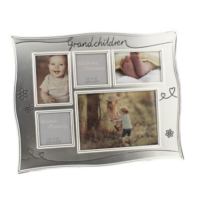 SilverPlated Multi Aperture Grandchild Photo Frame H.Samuel