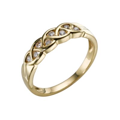 18ct gold 15 point diamond ring - Product number 4703669