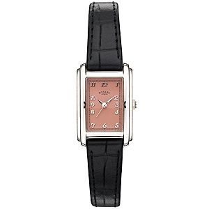 Rotary Ladiesand#39; Rectangular Watch