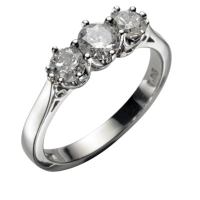 Platinum 1 Carat Diamond Ring - Product number 4725077