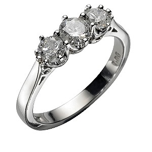 Platinum 1 Carat Diamond Ring - Product number 4725077