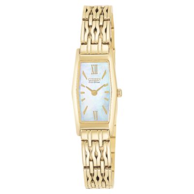 Citizen Eco Drive ladies gold-plated bracelet