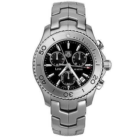 TAG Heuer Link men's stainless steel chronograph watch