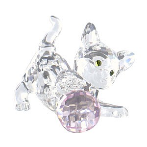 Swarovski Crystal - Kitten Standing