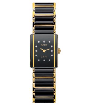 Rado Sintra Jubile ceramic two-colour bracelet diamond watch