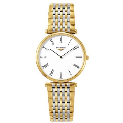 Longines La Grand Classique men's gold-plated watch
