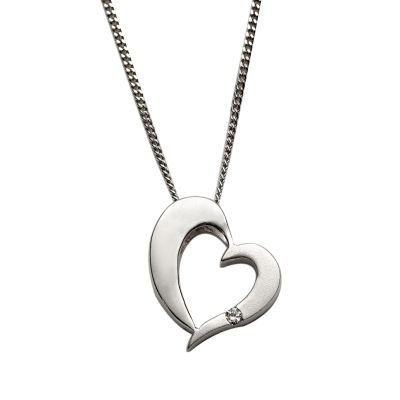 2:Blue Open Heart Cubic Zirconia Pendant - Product number 4800885
