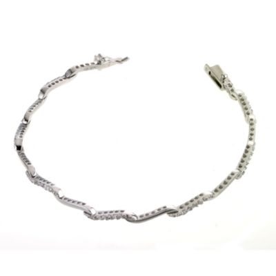 Silver Wave Bracelet