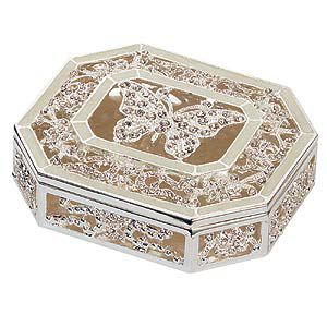 Crystal Butterfly Trinket Box at H. Samuel