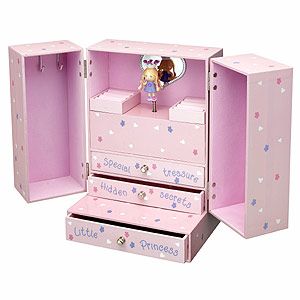 Little Princess - Wardrobe Musical Jewellery Box