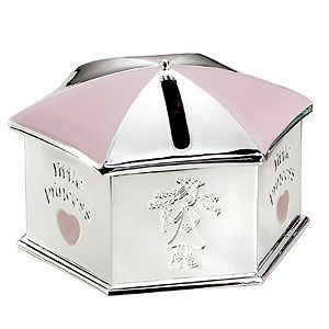 Little Princess Pink Umbrella Money Box