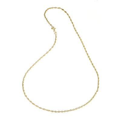 9ct Yellow Gold Singapore Necklace