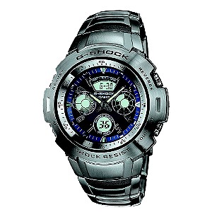Men` G-Shock Combi Blue Dial Watch