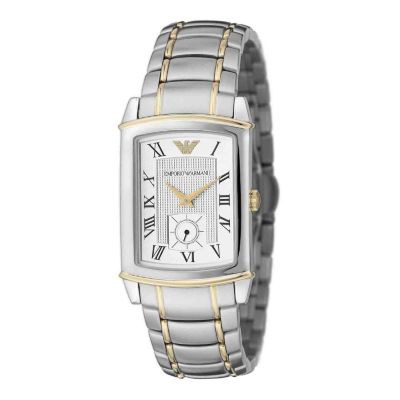 Emporio Armani Classic men's two-colour bracelet watch
