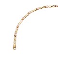 9ct Gold Pink Cubic Zirconia 7.25'' Bracelet