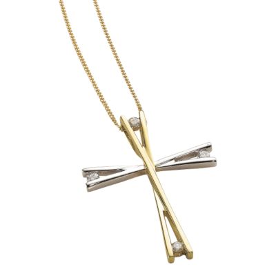 Cross with Cubic Zirconia