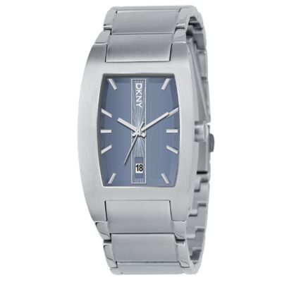 DKNY men's tank stainless steel watch