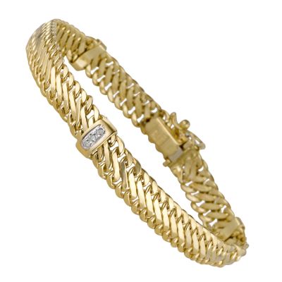 18ct gold diamond bracelet - Product number 4943732