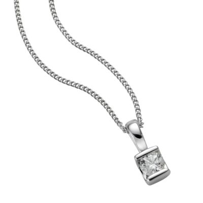 Platinum 15 point diamond pendant - Product number 4944445
