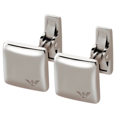 Armani mens sterling silver cufflinks