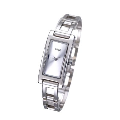 Oasis Ladiesand#39; Silver Dial Bracelet Watch