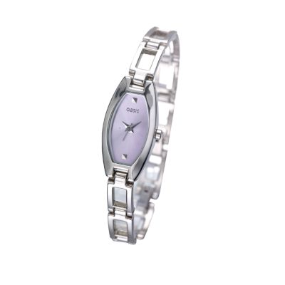 Oasis Ladies Lilac Dial Bracelet Watch