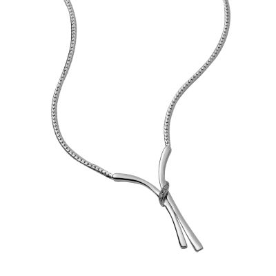 9ct white gold diamond necklace