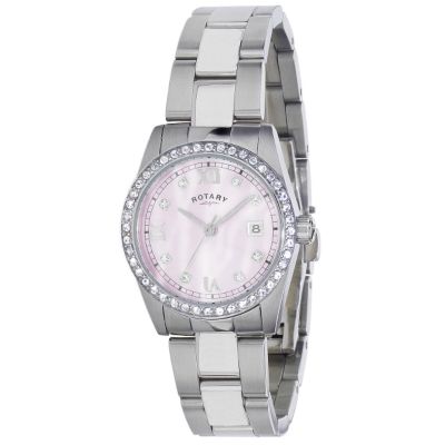 ladies stainless steel bracelet watch