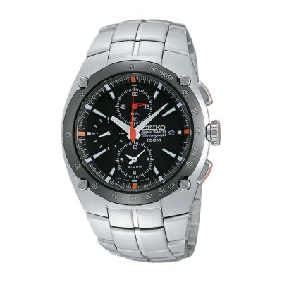 Seiko Sportura Alarm Chronograph men's stainless steel watch - Product number 4986318
