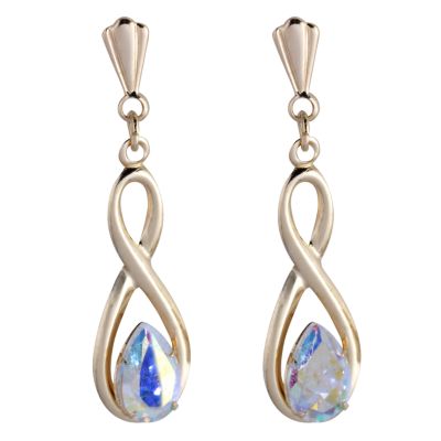 9ct Gold Cubic Zirconia Earrings - Product number 5141230