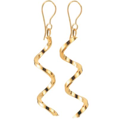 9ct Gold Twist Earrings - Product number 5141745