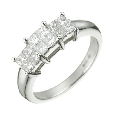 Platinum one third carat diamond ring - Product number 5161894