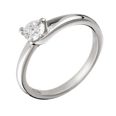 Platinum third carat diamond ring - Product number 5165245