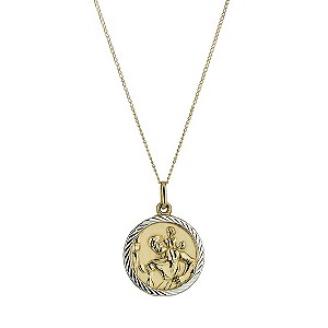 9ct Gold St Christopher Pendant