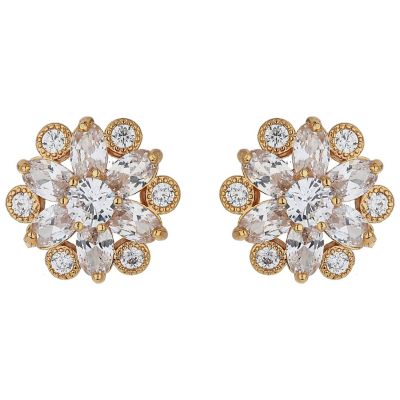 9ct white and yellow gold earrings - Product number 5170516