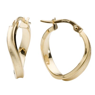 9ct gold hoop earrings - Product number 5171210