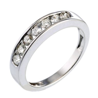 9ct White Gold Diamond Ring - Product number 5184304