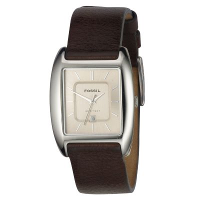 Fossil Men's Leather Strap Watch