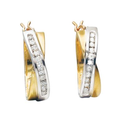 9ct White Gold 0.15 Carat Diamond Stud Earrings - Product number 5190649