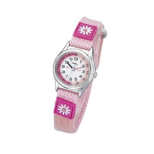 Girl` Pink Strap Watch
