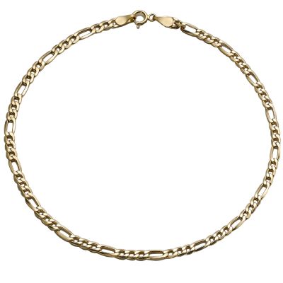 9ct gold Figaro Anklet